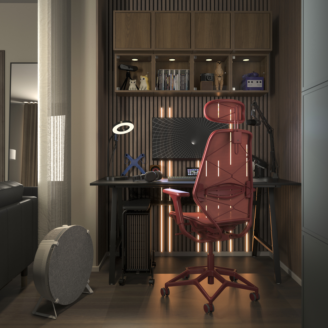 STYRSPEL, silla gaming. 2 de 11 open dialog