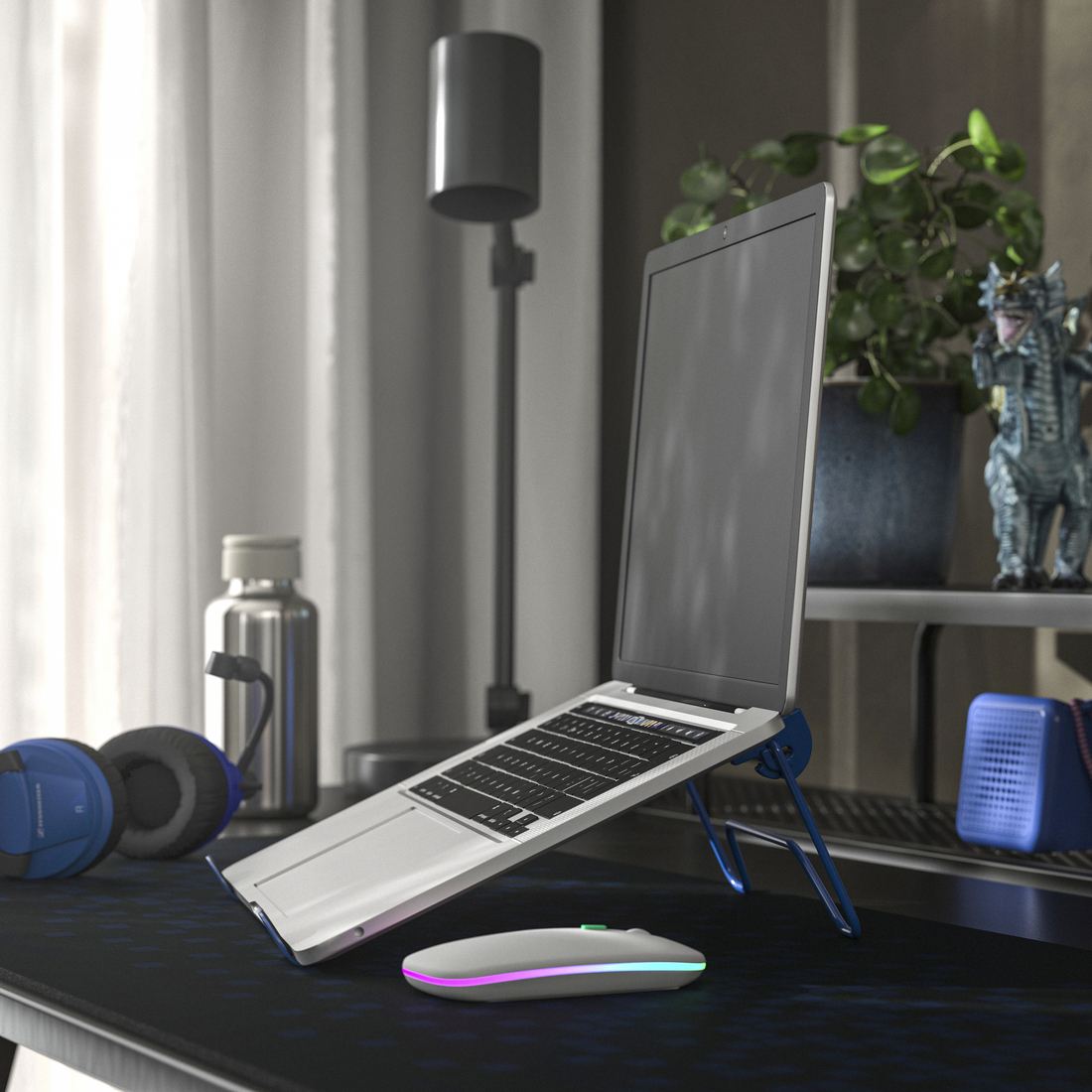 LÅNESPELARE, soporte para ordenador portátil. 3 de 6 open dialog