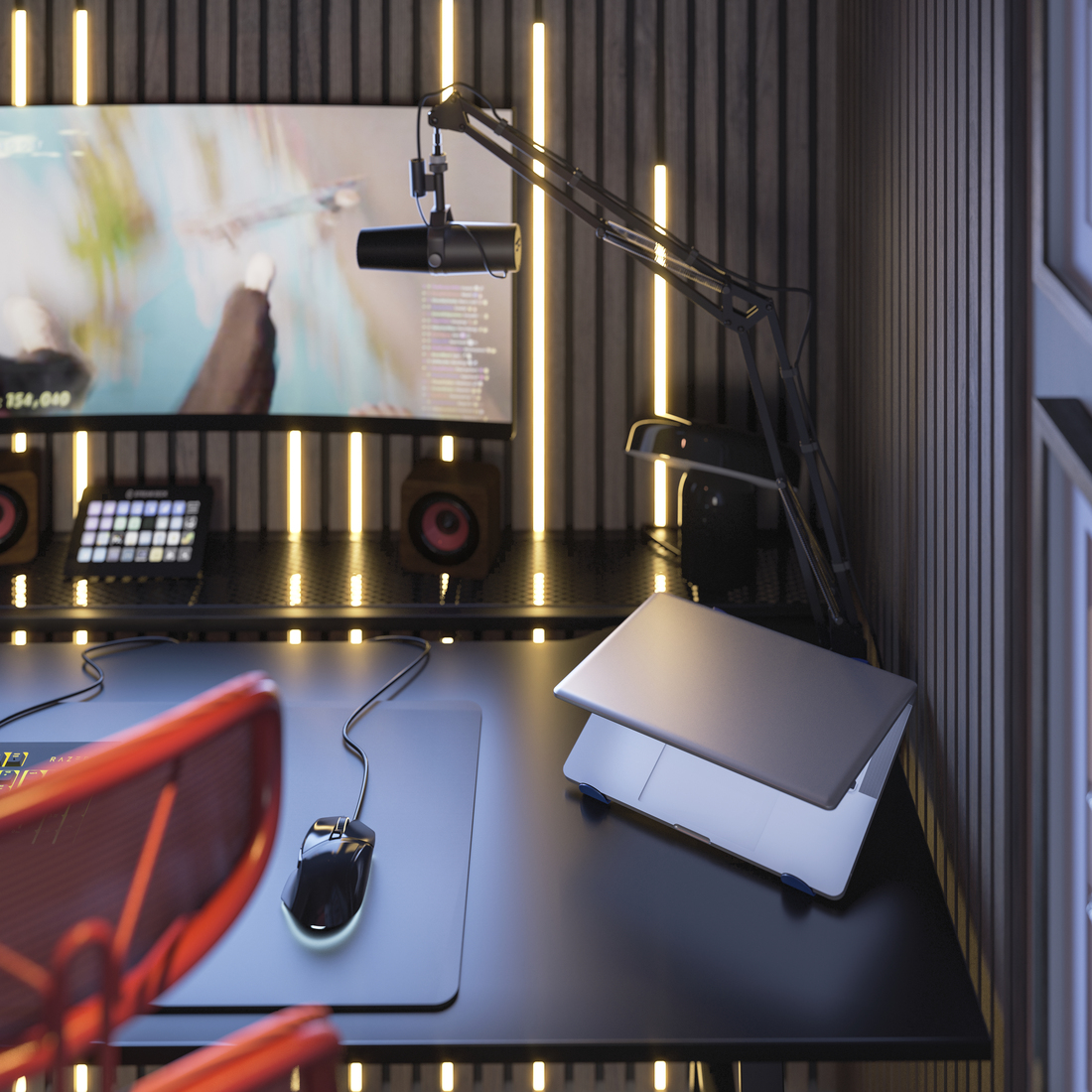 LÅNESPELARE, soporte para ordenador portátil. 5 de 6 open dialog