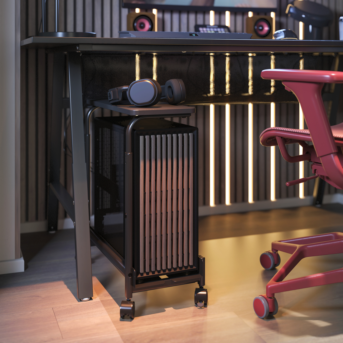 LÅNESPELARE, soporte para PC con balda. 4 de 8 open dialog