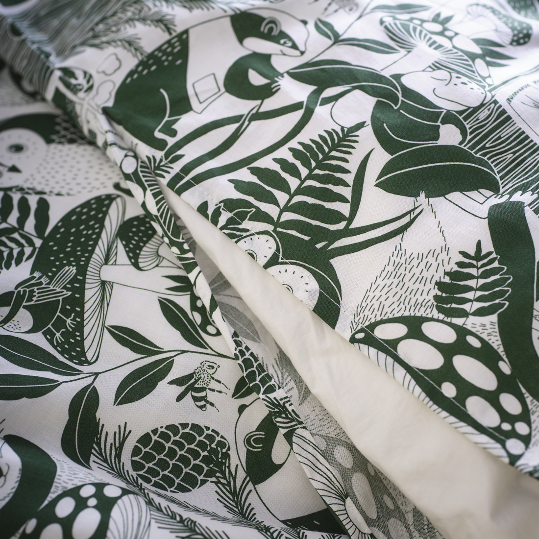 SKOGSDUVA, Funda edredón y funda almohada para cama individual. 5 de 6 open dialog