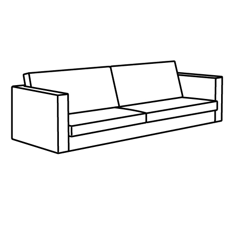 SALTSJÖBADEN sofa frame 