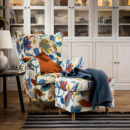 STRANDMON, slipcover for ottoman. 1 of 1 open dialog