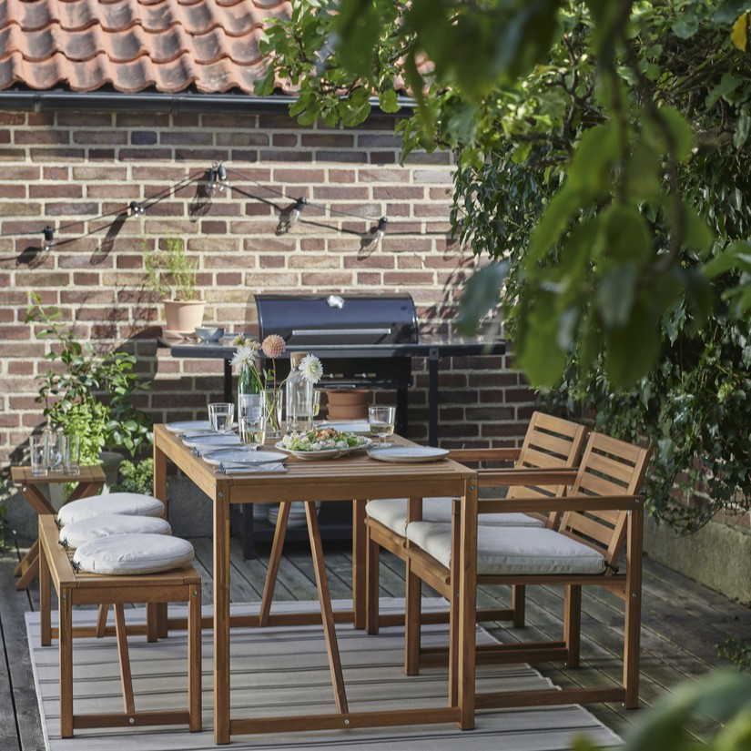 NÄMMARÖ, Banco para jardín. 2 de 6 open dialog