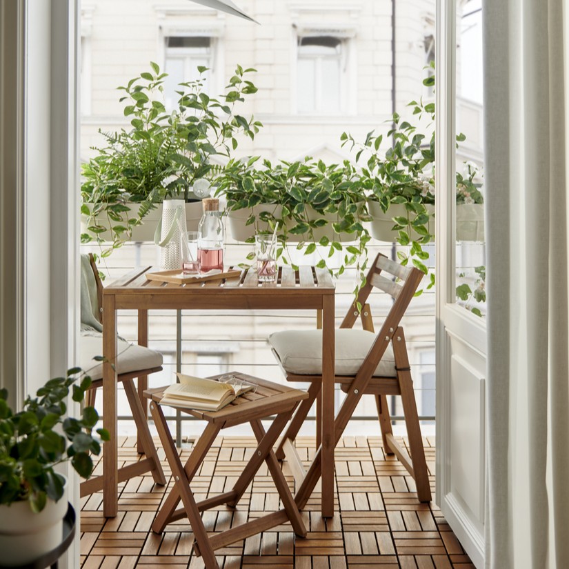 NÄMMARÖ, taburete plegable, exterior. 3 de 5 open dialog