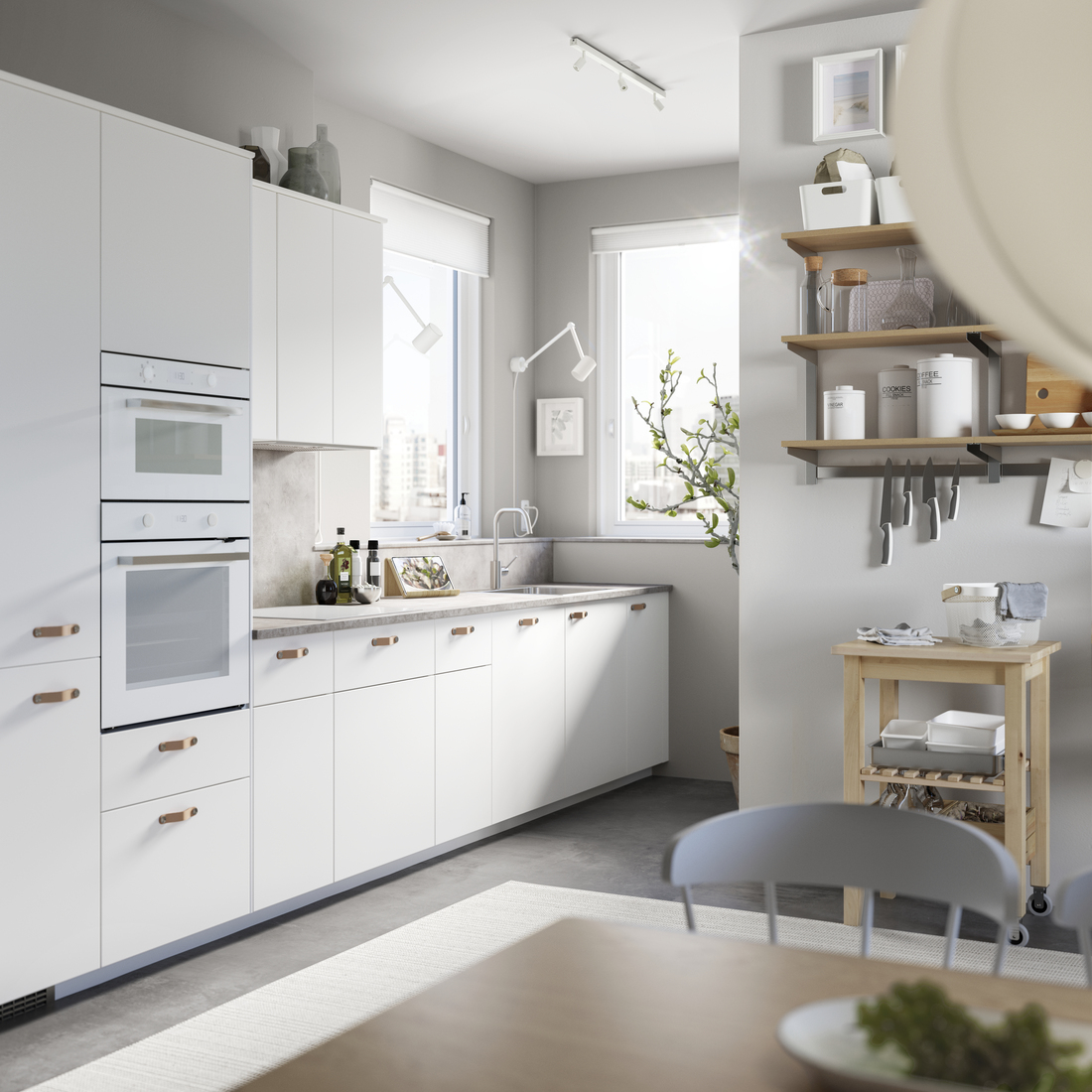 BÄVE, riel de techo con 3 focos LED 800 lm 2700K. 3 de 4 open dialog