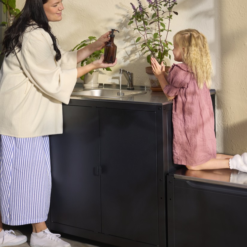 GRILLSKÄR, kitchen sink cabinet. 3 of 5 open dialog