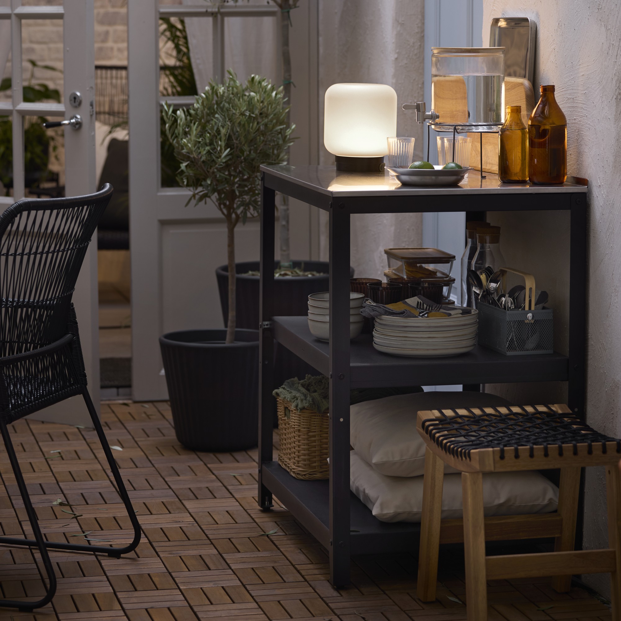 GRILLSKÄR, kitchen island shelf unit. 3 of 5 open dialog