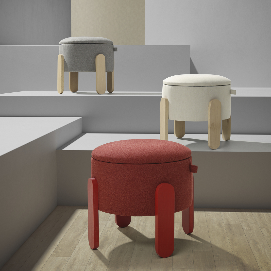 FÖRLUNDA, pouffe with storage. 3 of 7 open dialog