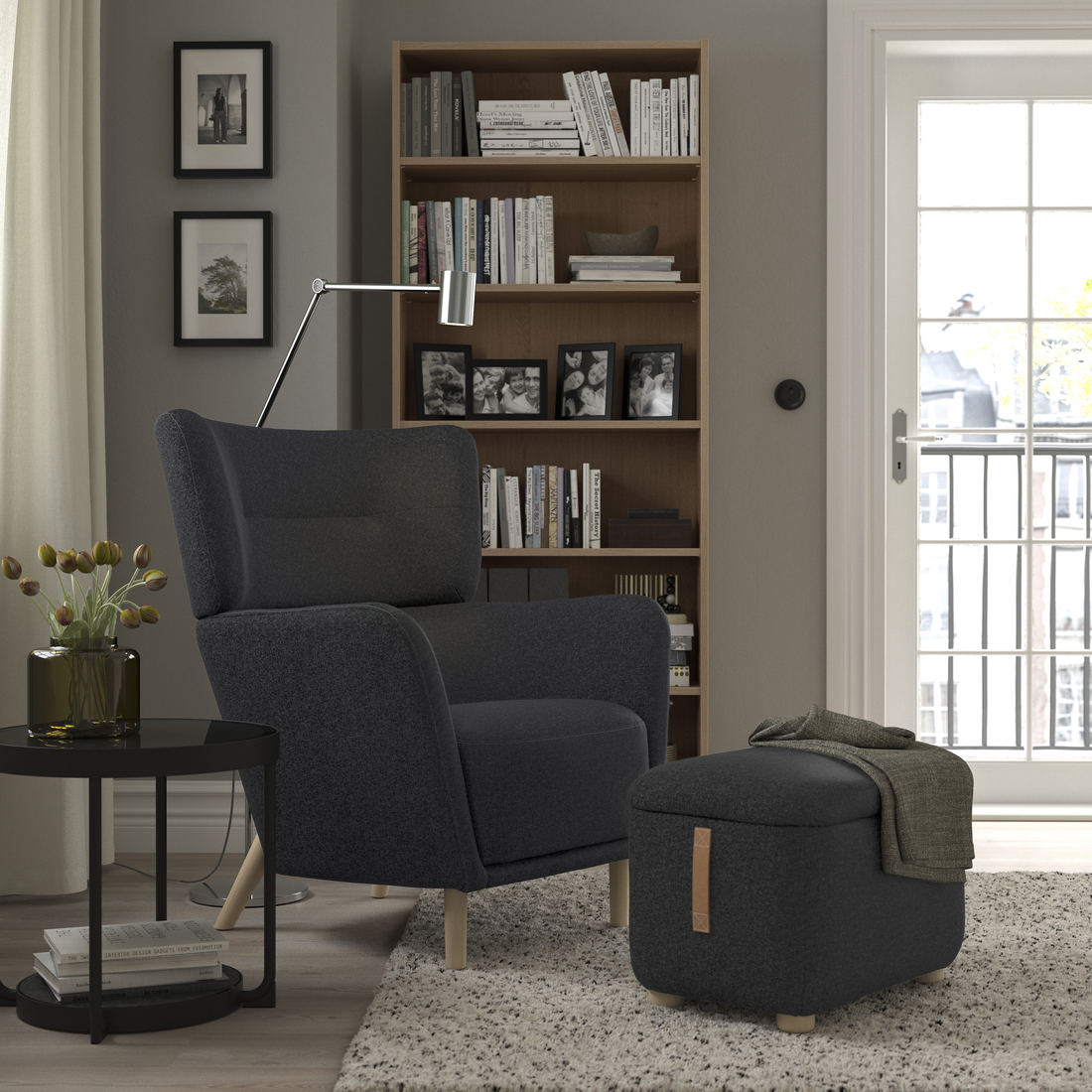 OSKARSHAMN, sillón orejero. 3 de 6 open dialog