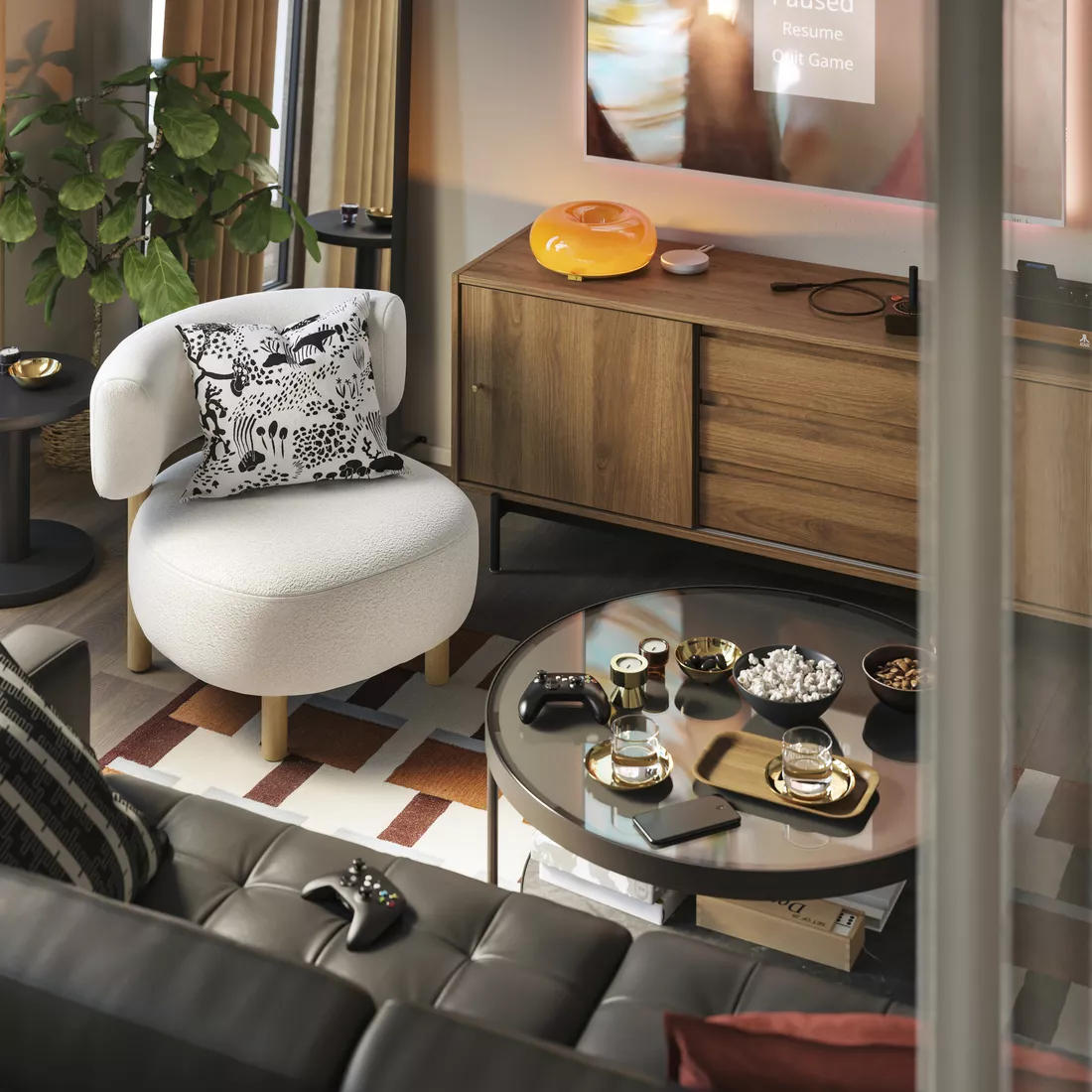 IKEA Mallorca - STOCKHOLM 2025 armchair, Djurmo beige