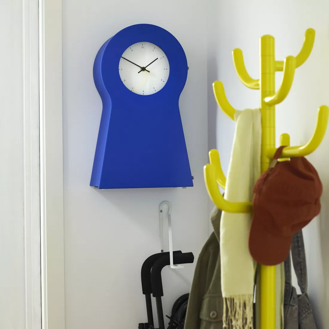 IKEA PS 1995 reloj, azul, 48 cm