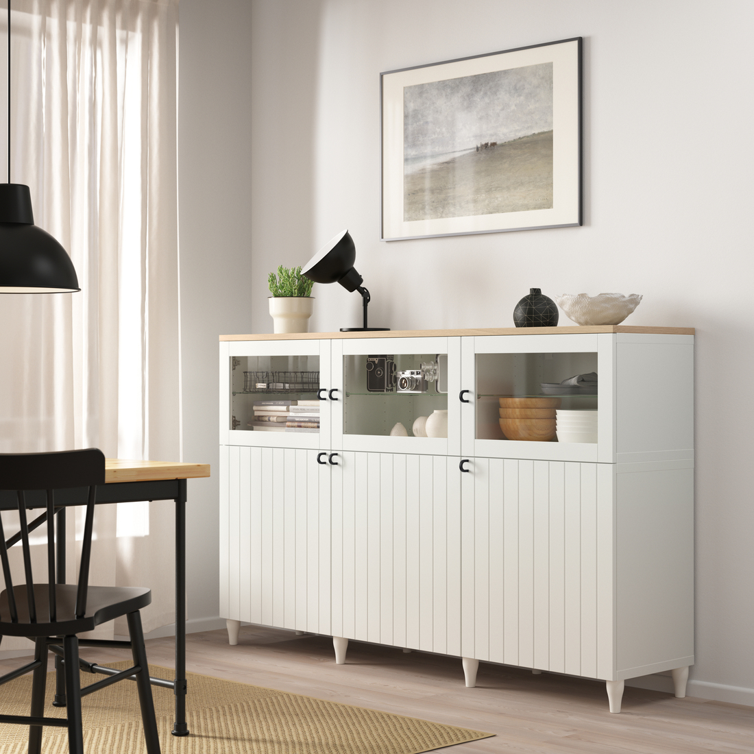 BESTÅ, vitrina con puertas. 2 de 6 abrir diálogo
