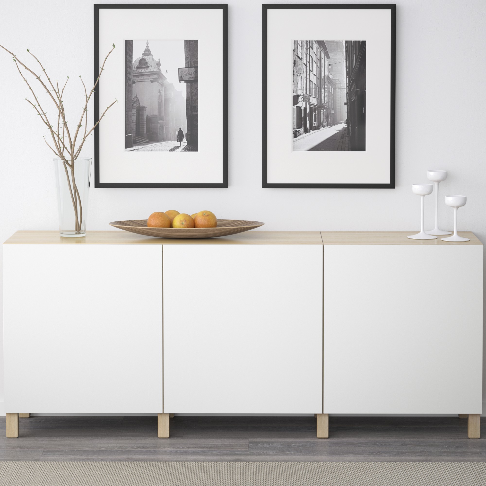 BESTÅ, aparador con puertas. 2 de 4 open dialog