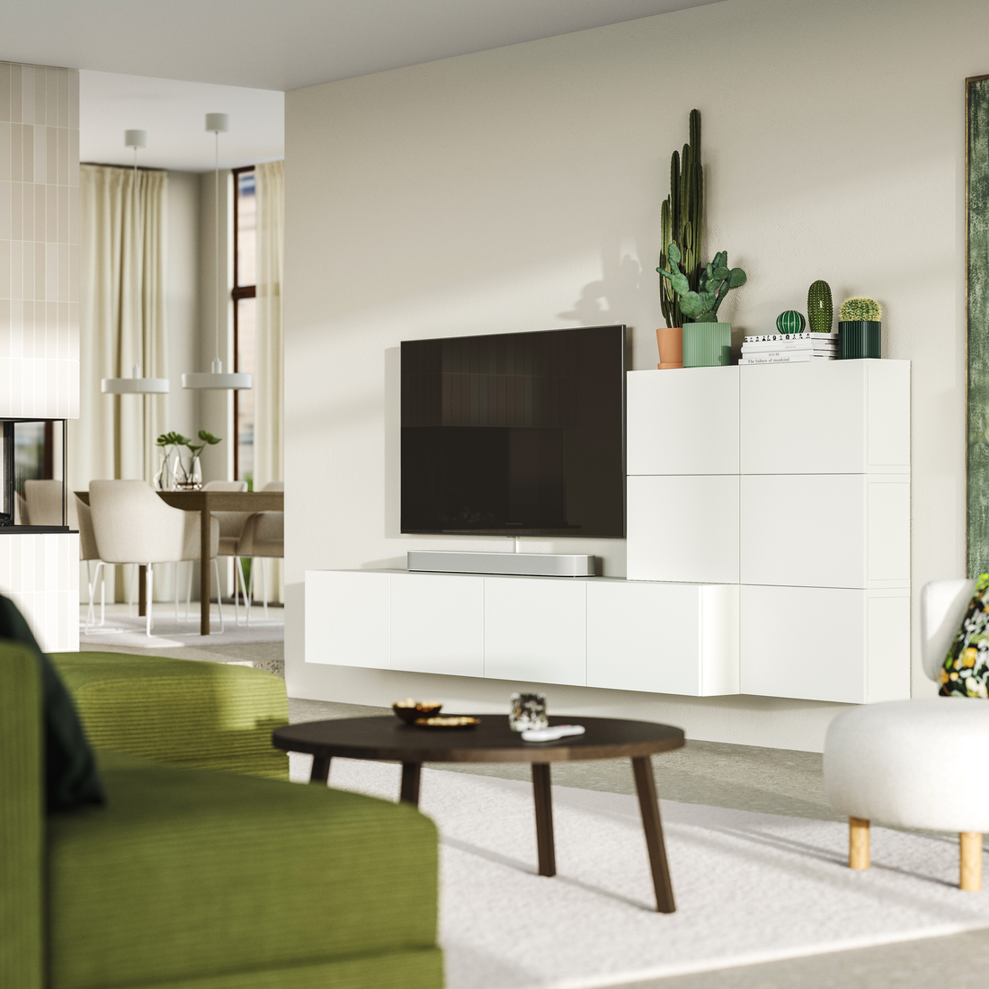 BESTÅ, tv storage. 2 of 5 open dialog