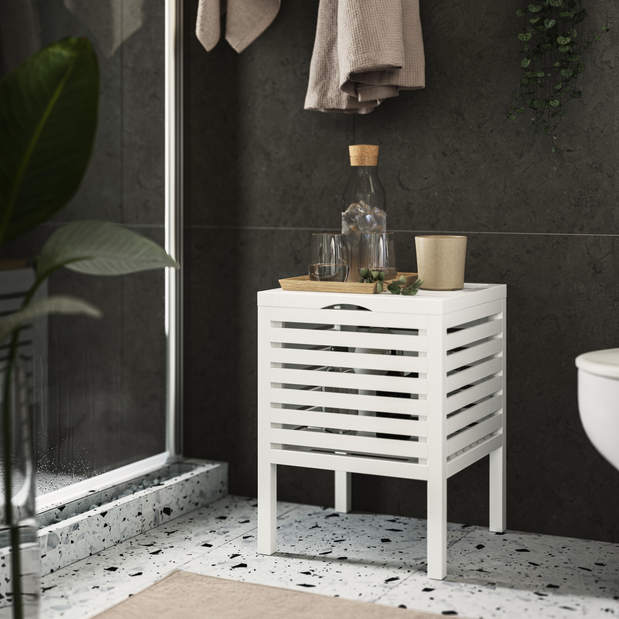 MUSKAN, storage stool. 3 of 4 open dialog