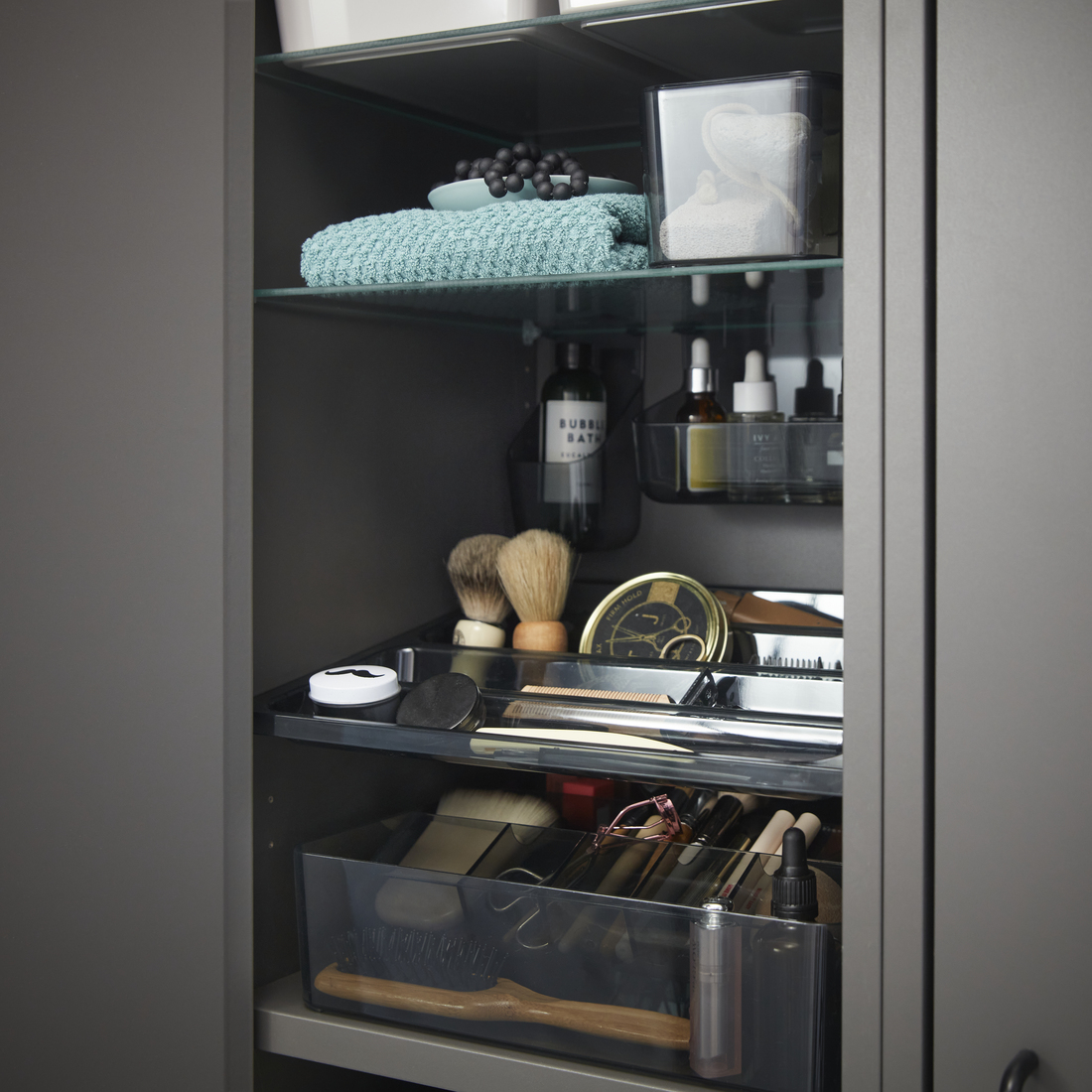 VISSLAÅN, caja con compartimentos. 3 de 4 open dialog