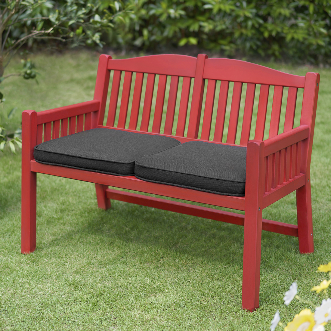 PÄRONHOLMEN, banco con respaldo, exterior. 7 de 7 open dialog