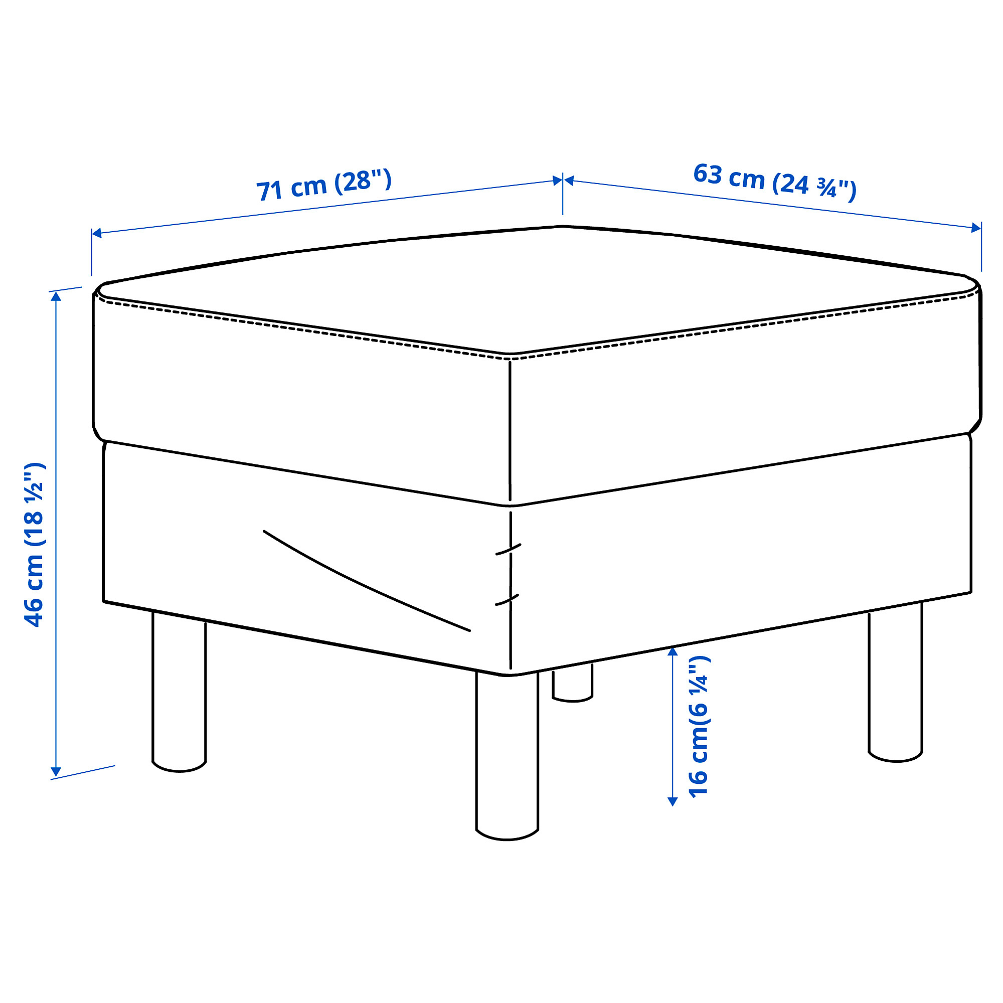 SALTSJÖBADEN, Footstool. 4 of 4 open dialog