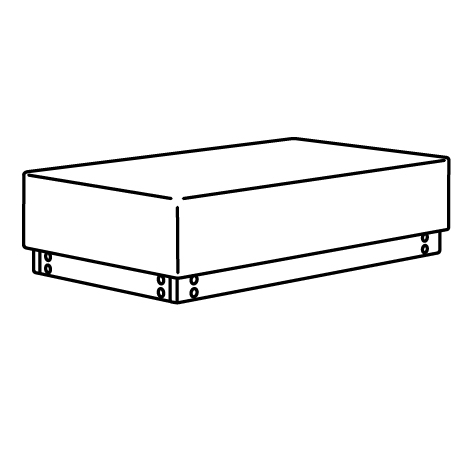 UPPÅKRA estructura taburete 