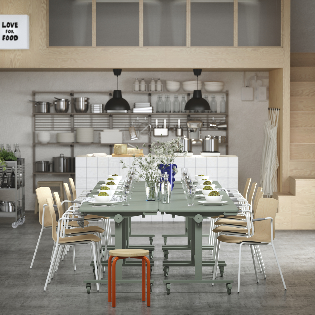 KUNGSFORS, suspension rail with shelf/wll grid. 3 of 3 open dialog