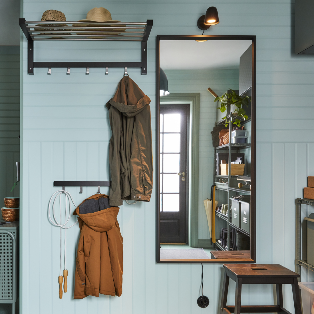 TJUSIG, wall/door rack with knobs. 2 of 2 open dialog