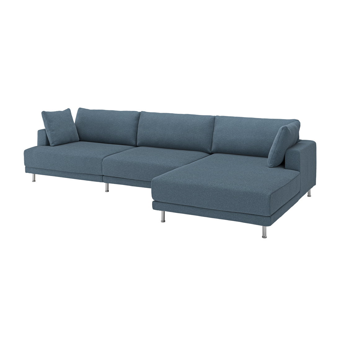 Current variation: with chaise, right/Axvall dark gray-blue