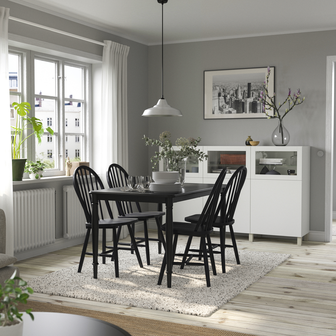 DANDERYD, mesa de comedor. 2 de 6 open dialog