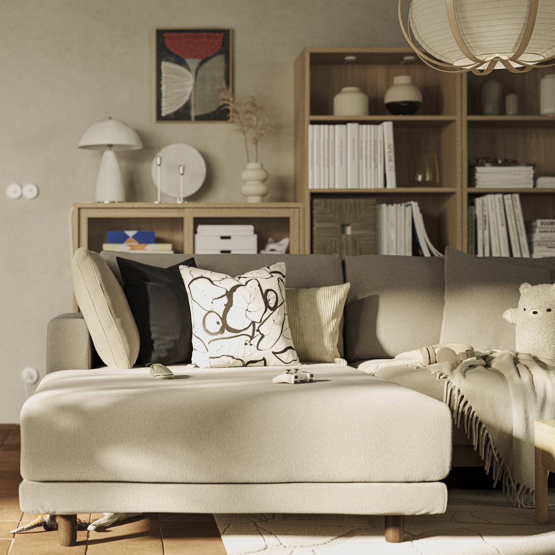UPPÅKRA, chaise longue module with left armrest. 2 of 10 open dialog