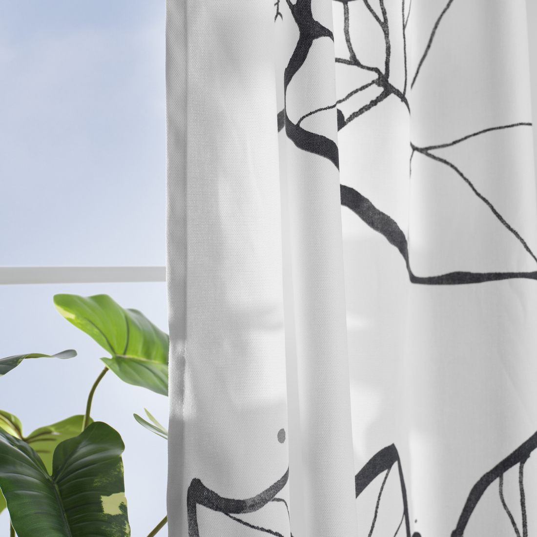 PELARKÖRSBÄR, curtains with heading tape , 1 pair . 3 of 4 open dialog