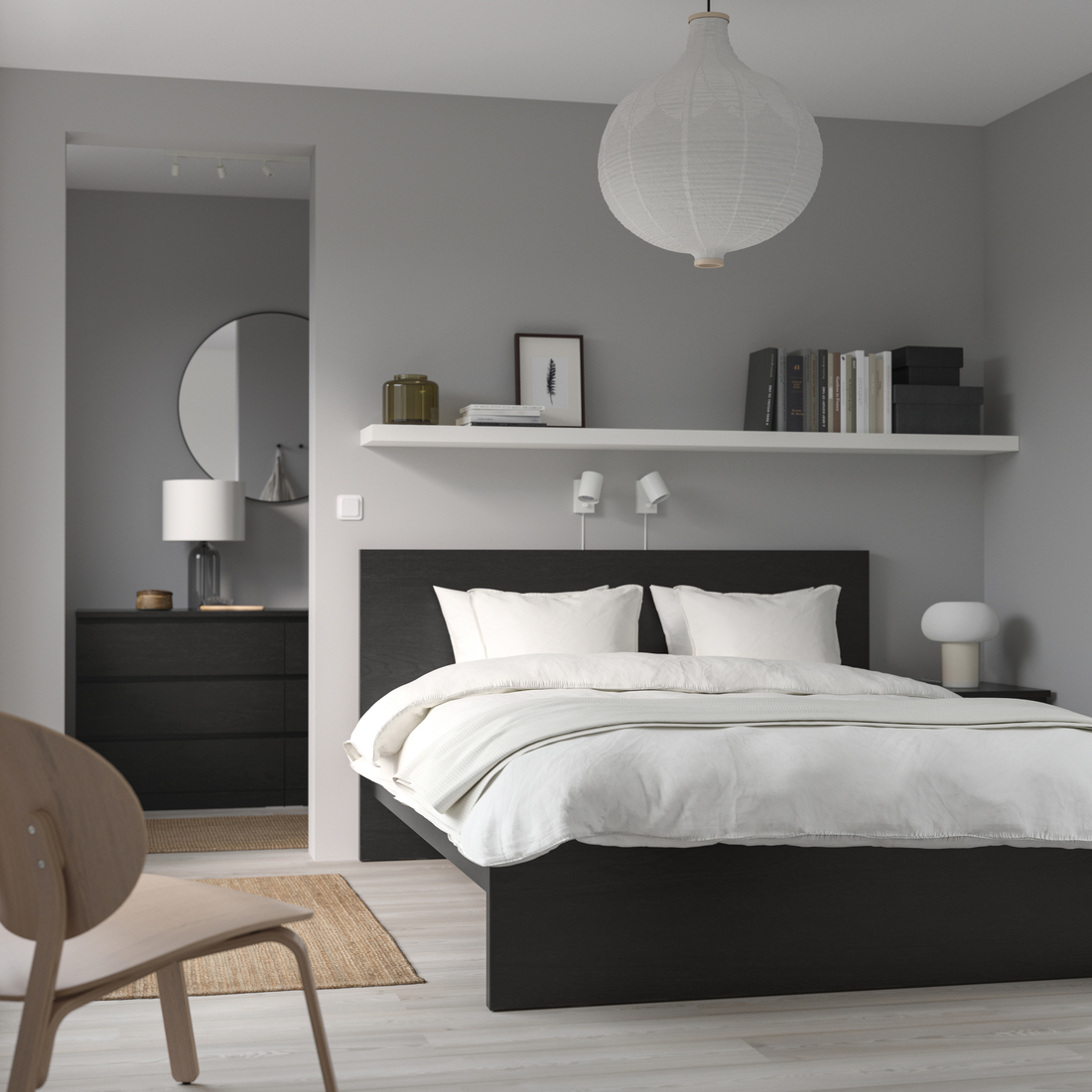 MALM, bed frame high. 2 of 5 open dialog