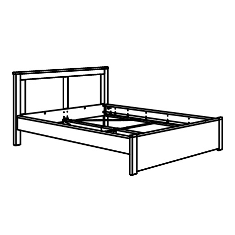 SONGESAND, estructura de cama. 2 de 2 abrir diálogo