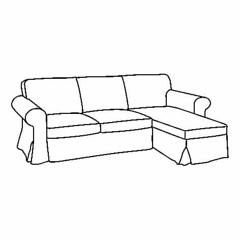 EKTORP, estructura sofá de 3 plazas con chaiselongue. 1 de 1 abrir diálogo