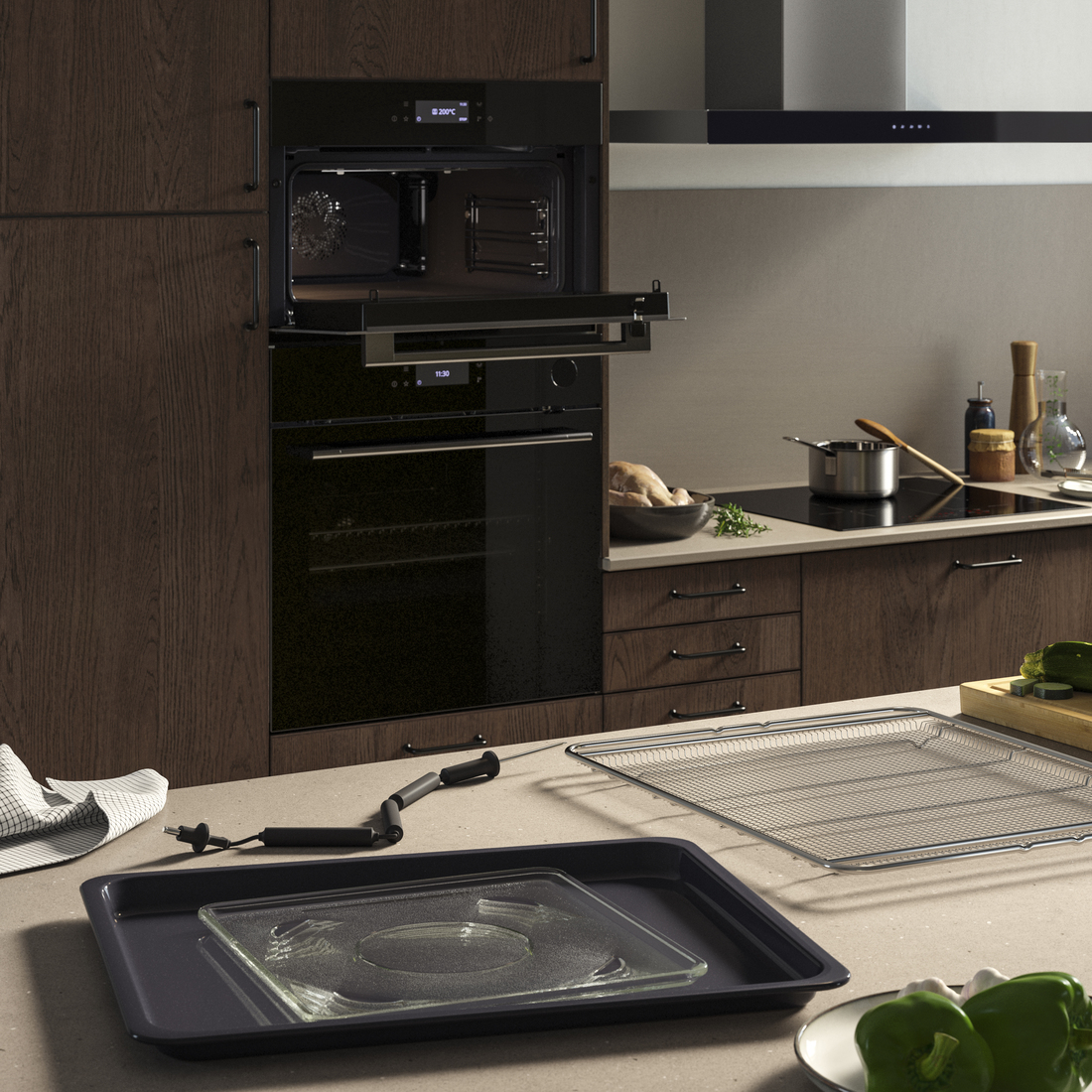 SPJUTBO, true fan oven w microwave func. 4 of 5 open dialog