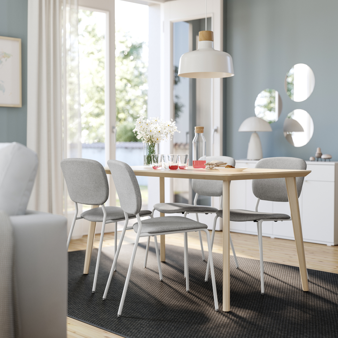 LISABO / VIHALS, table and 4 chairs. 2 of 5 open dialog