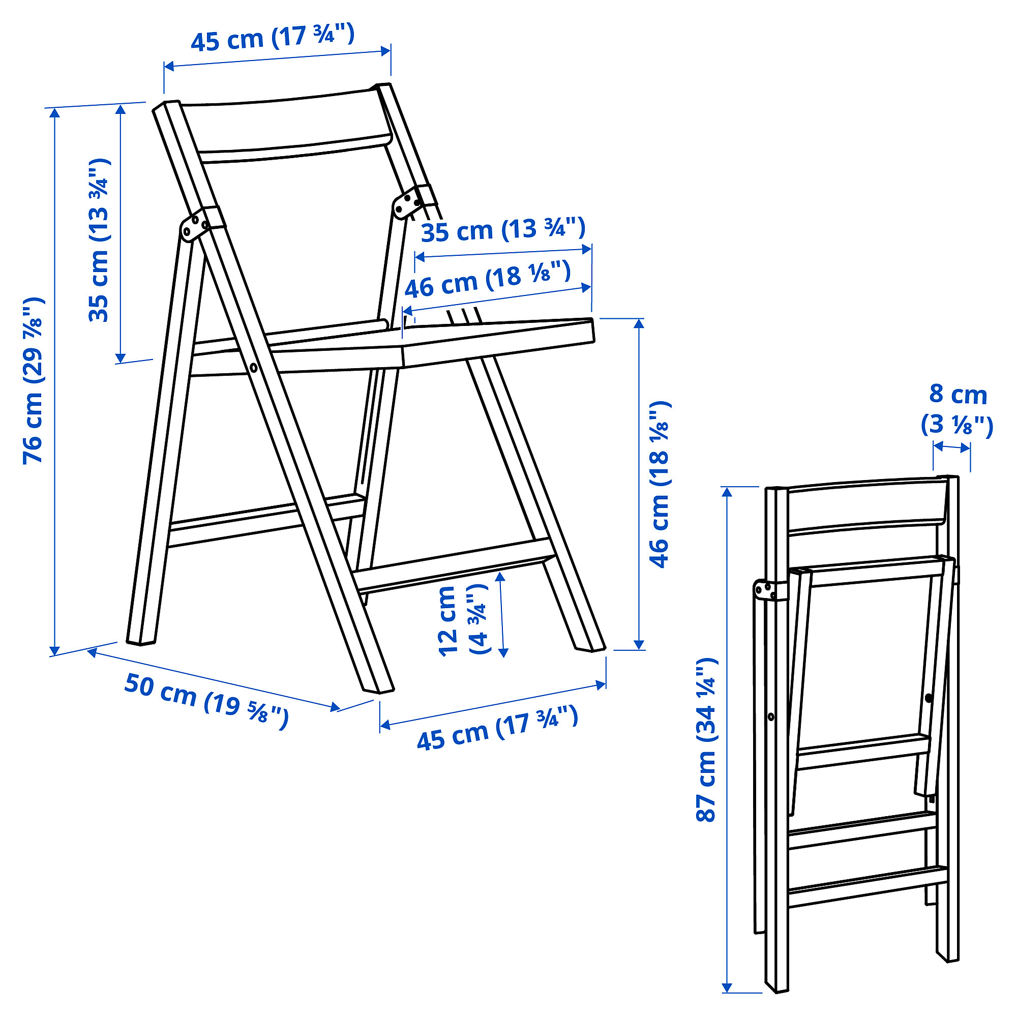 IKEA PS 2026, table and 2 folding chairs. 5 of 5 open dialog