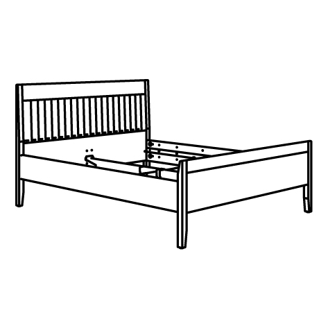 IDANÄS bed frame 