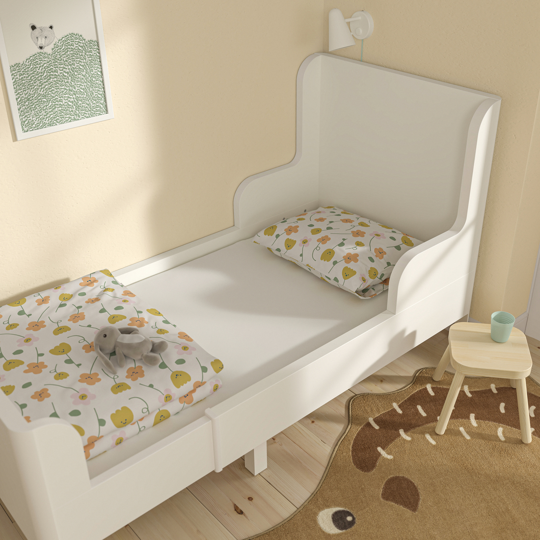 BARNDRÖM, sábana ajustable de cama extensible. 2 de 4 abrir diálogo