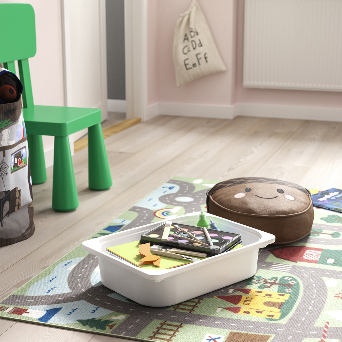 TROFAST, combinación de almacenaje con cajas. 3 de 4 abrir diálogo