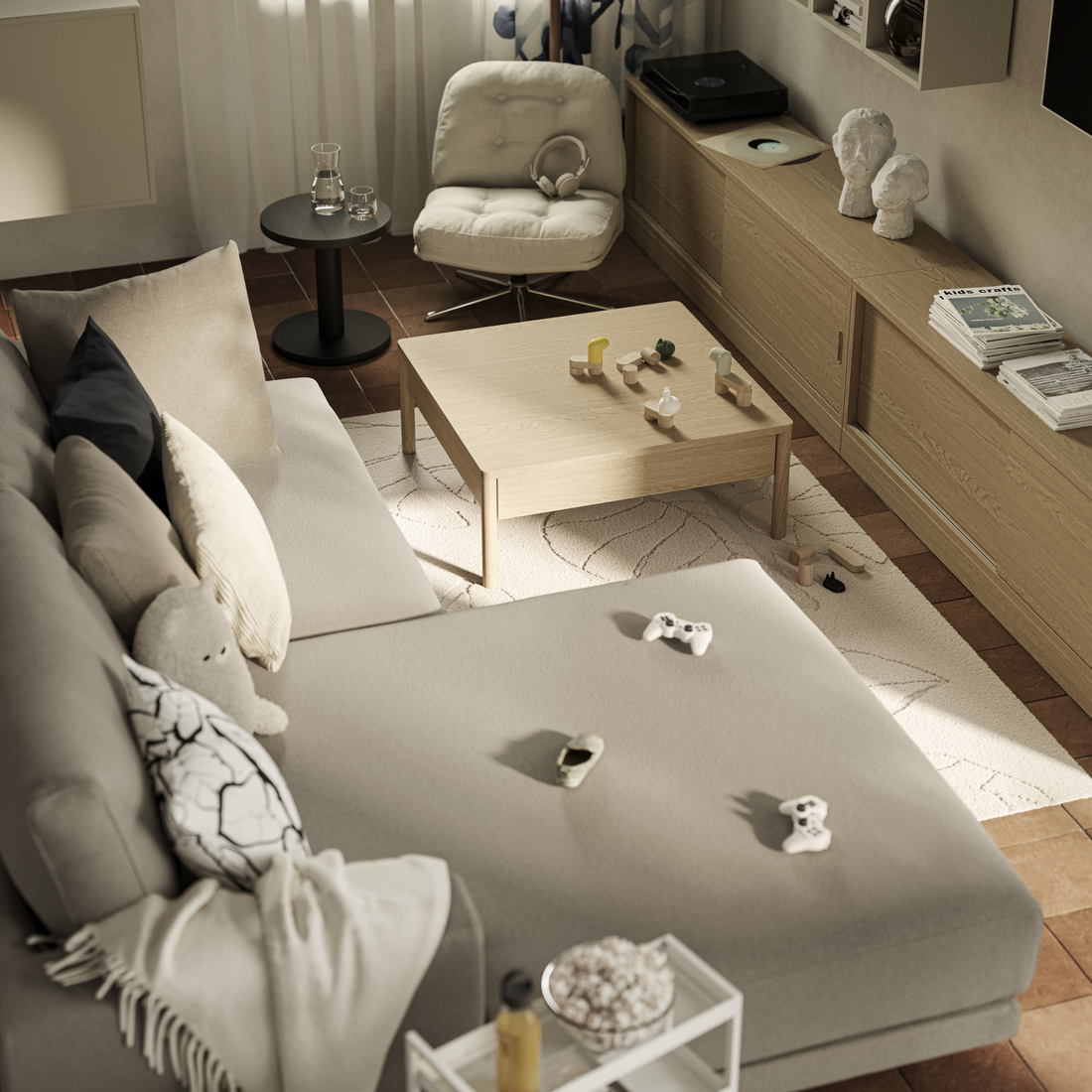 UPPÅKRA, chaise longue module with left armrest . 5 of 9 open dialog