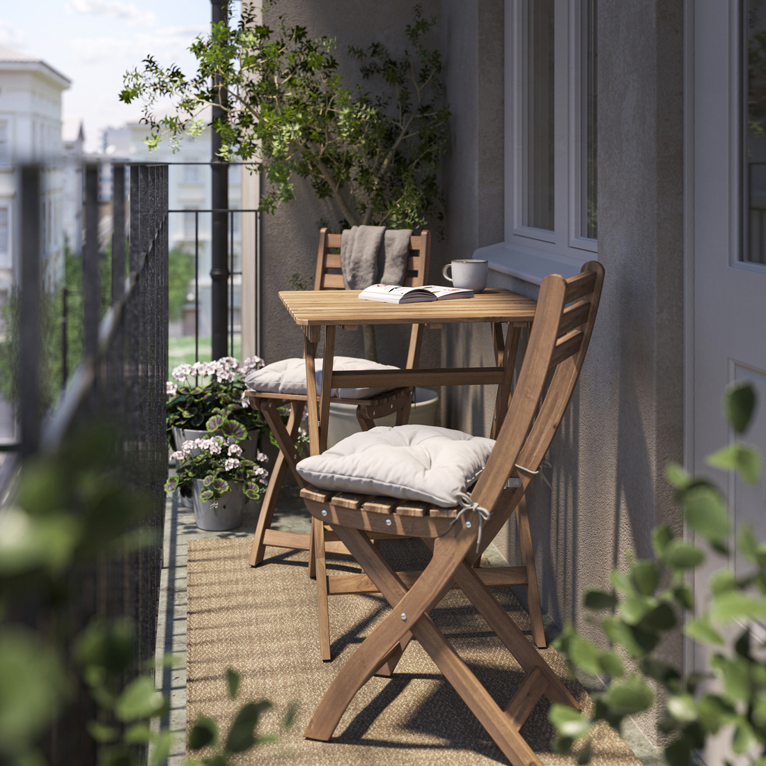 ASKHOLMEN, Silla plegable de exterior . 2 de 4 abrir diálogo