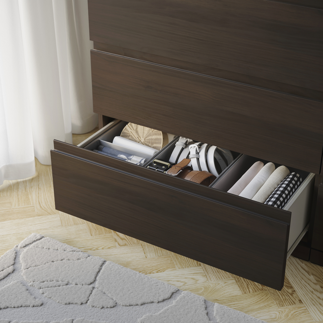 STORKLINTA, 6-drawer dresser. 4 of 5 open dialog