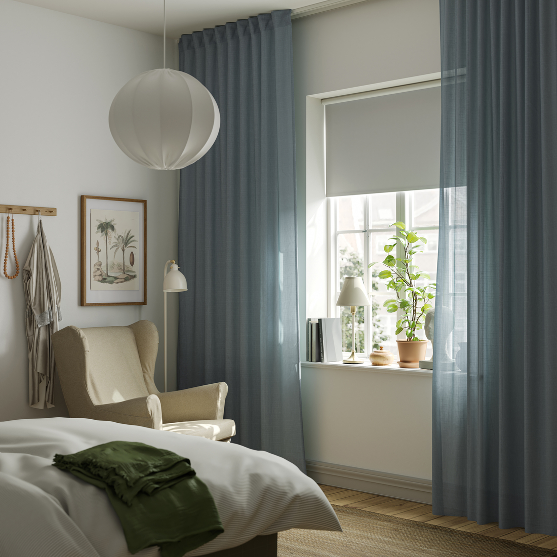 RITVA, cortinas con alzapaños, 2 unidades. 3 de 5 abrir diálogo