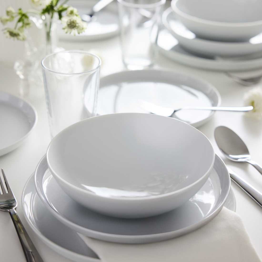 IKEA 365+, 18-piece dinnerware set. 2 of 3 open dialog