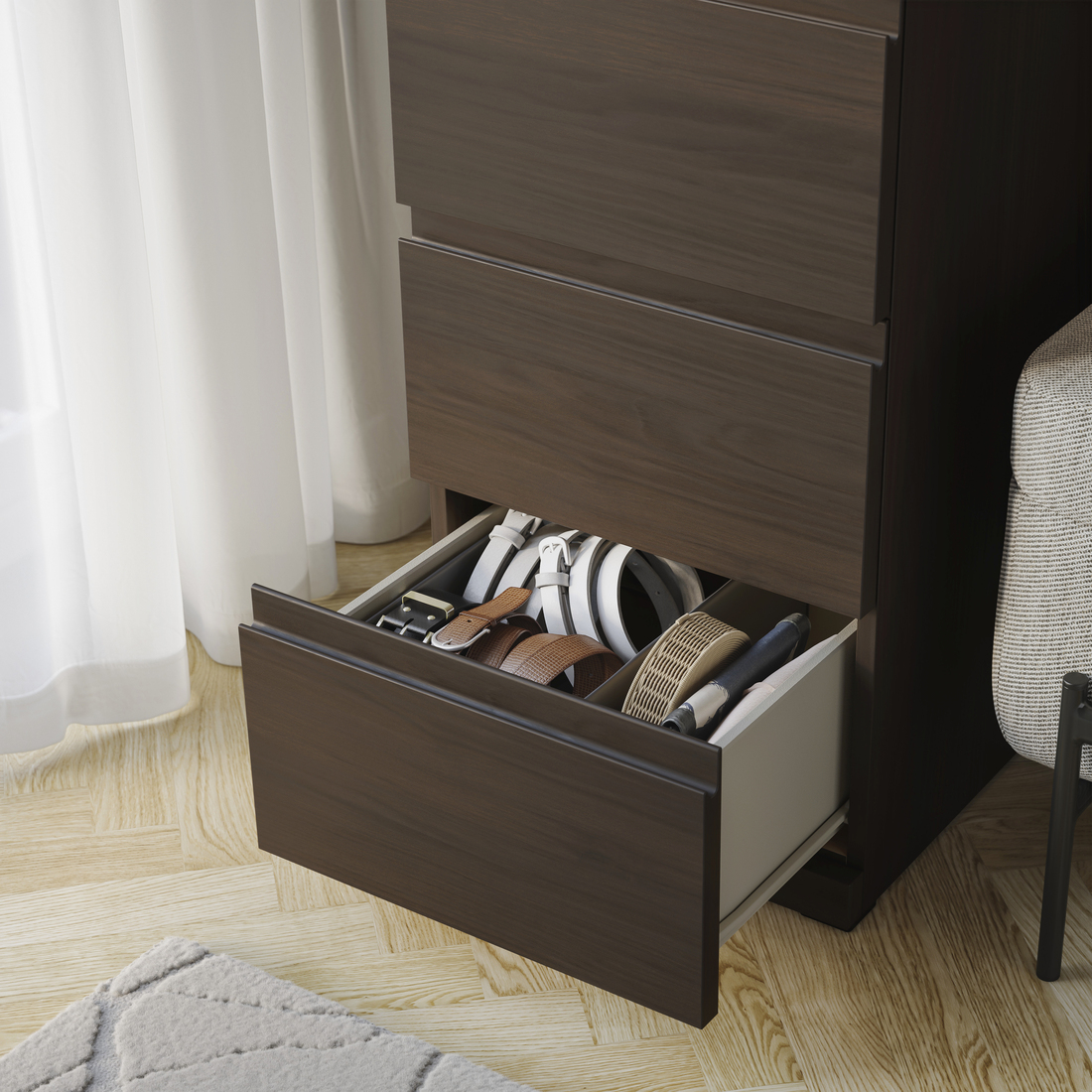 STORKLINTA, cómoda de 5 cajones. 4 de 7 abrir diálogo