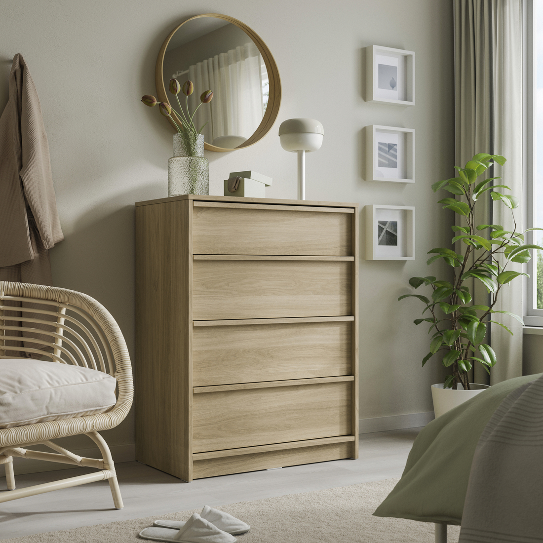 ANKARUDDEN, 4-drawer dresser. 3 of 7 open dialog