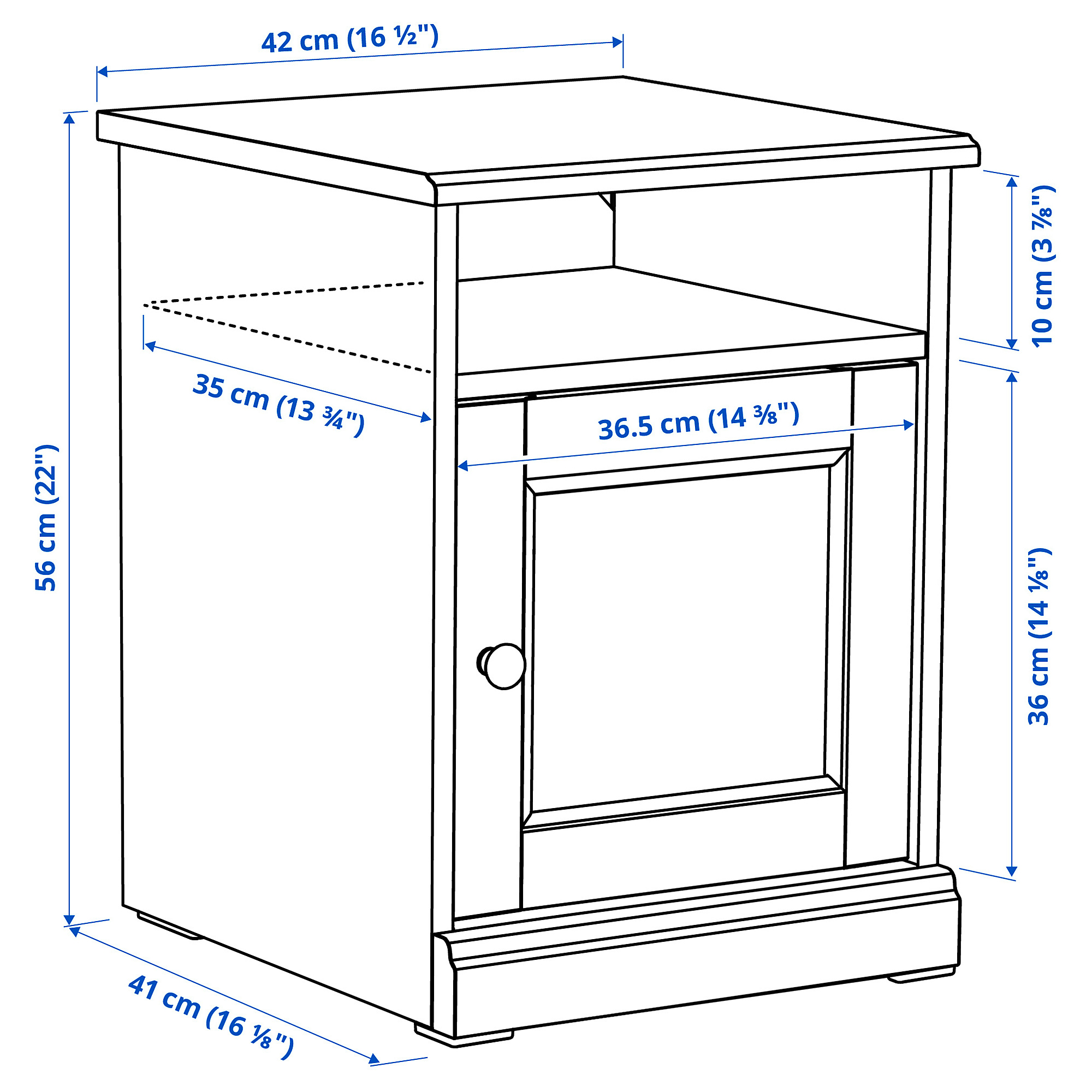 FÅGELFJÄLLET, nightstand. 7 of 7 open dialog