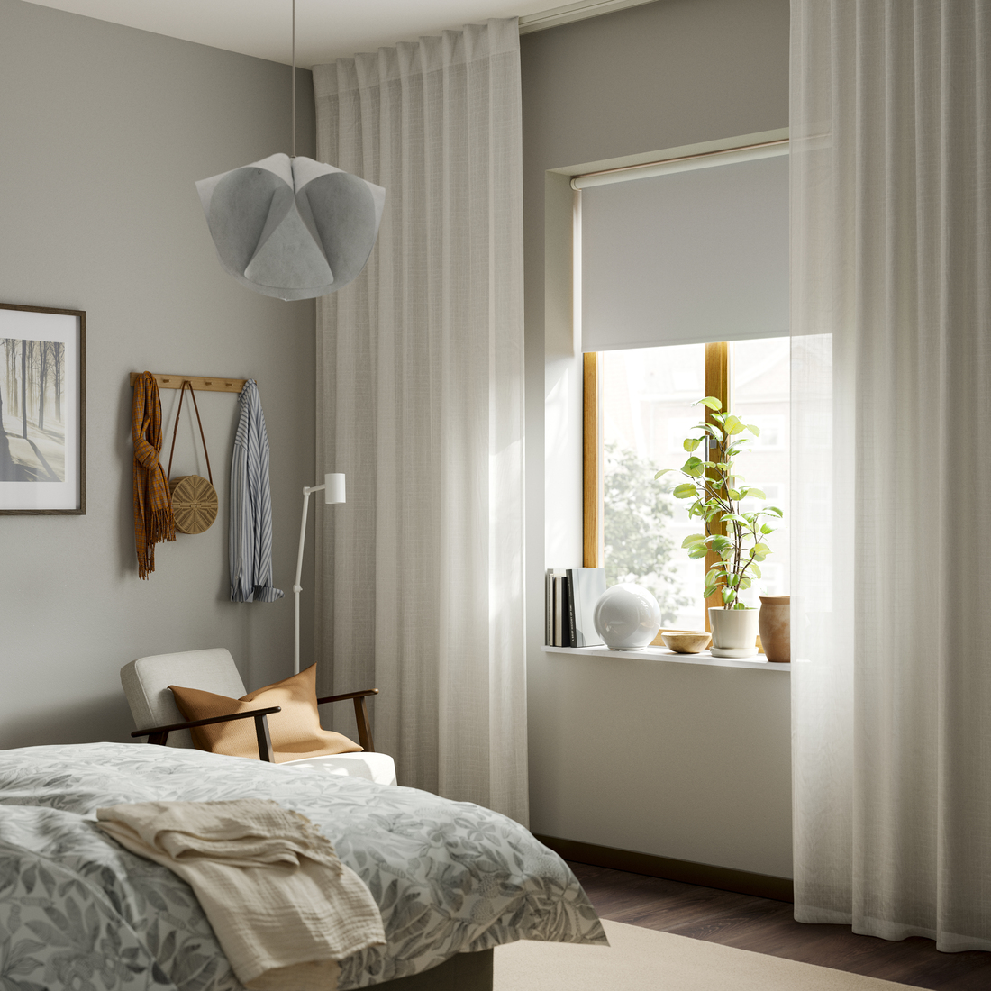 RITVA, curtains with tie-backs, 1 pair. 2 of 7 open dialog