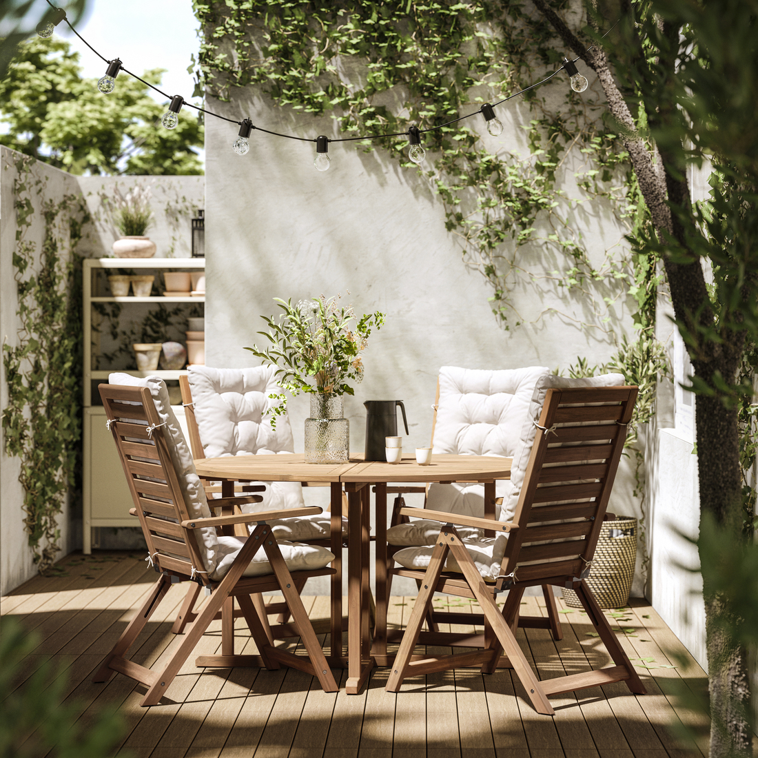NÄMMARÖ, Silla reclinable de exterior. 2 de 3 abrir diálogo