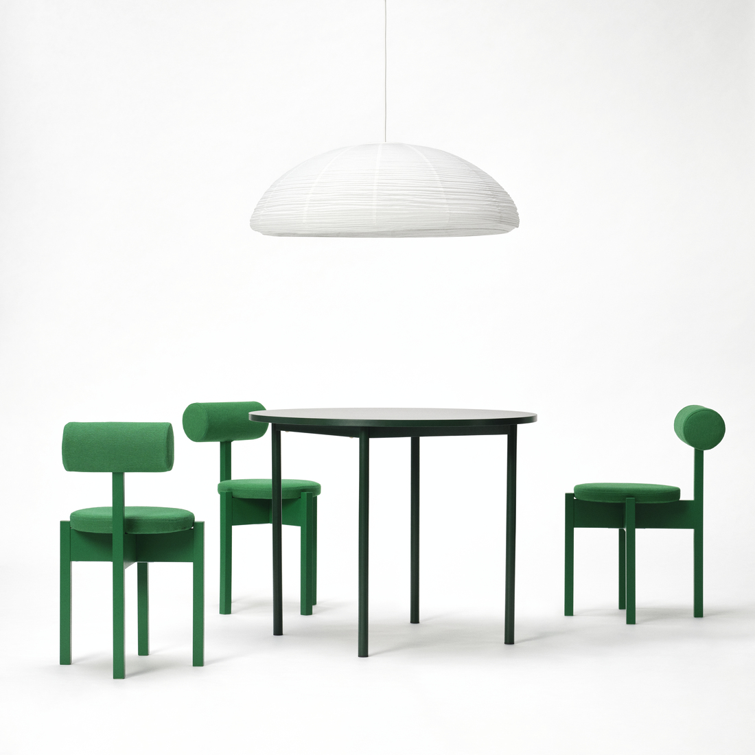IKEA PS 2026, round table and 4 chairs. 2 of 9 open dialog